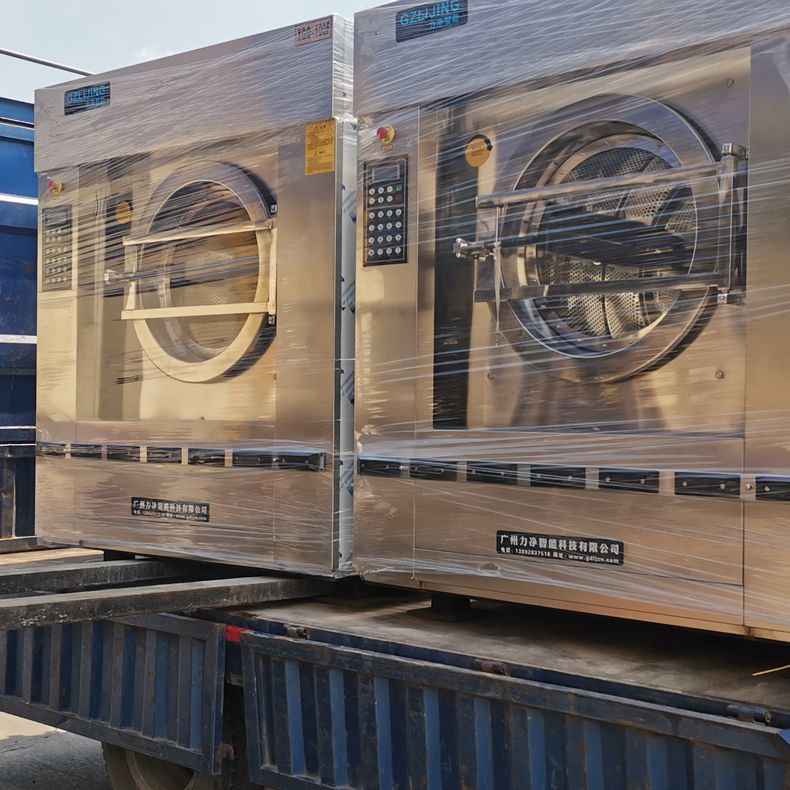 
		客戶采購(gòu)的2臺(tái)100公斤洗衣機(jī)裝車(chē)發(fā)貨
		(圖3)